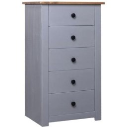 Vidaxl - Buffet Gris 46x40x89 cm Pin Gamme Panama Gris