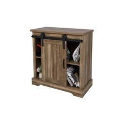 Buffet Industriel Meuble de Rangement Double Couche Avec Portes Coulissantes Pour Salle à Manger