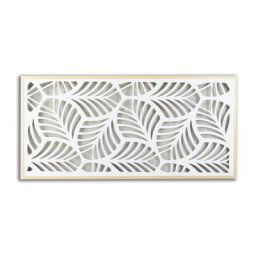 Tête de lit 185cm Wabi Home blanc et bois