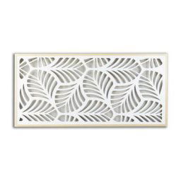 Wabihome - Tête de lit 154cm Wabi Home blanc et bois