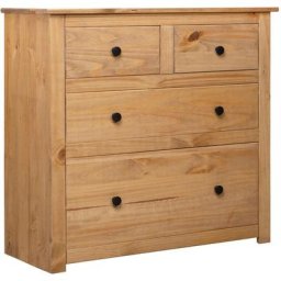 Vidaxl - Buffet 80x40x83 cm Pin Gamme Panama Marron