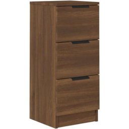 Buffet Chêne marron 30x30x70 cm Bois d'ingénierie vidaXL - Chêne marron