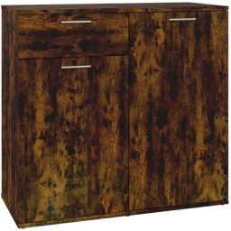 Buffet Chêne fumé 80x36x75 cm Bois d'ingénierie Vidaxl Smoked oak