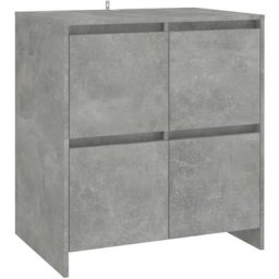 Buffet Gris béton 70x41x75 cm Bois d'ingénierie Vidaxl Gris béton
