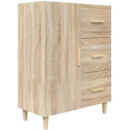Vidaxl - Buffet Chêne sonoma 69,5x34x90 cm Bois d'ingénierie Chêne sonoma