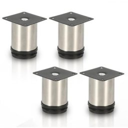 4X Meubles Pieds Plinthe Pieds Commode Pied Cabinet Lit Pieds Hôtel Alu Réglable(80mm) - Hengda