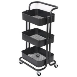 Desserte à roulettes 3 niveaux BlacKitchen