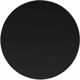 Dessus de table rond Verre trempé 300 mm Vidaxl Black