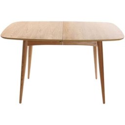 Table à manger extensible frêne naturel L130-160 cm nordeco - Frêne
