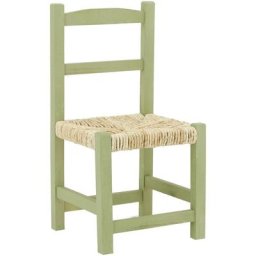 Chaise enfant en bois - Vert