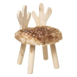 Atmosphera - Tabouret Enfant Cerf Beige
