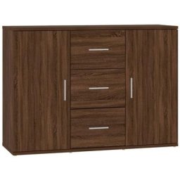 Buffet Chêne marron 91x29,5x65 cm Bois d'ingénierie Vidaxl Chêne marron