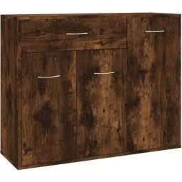 Buffet Chêne fumé 88x30x70 cm Bois d'ingénierie Vidaxl Chêne fumé