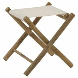 Tabouret Pliable Bambou stool 40cm Naturel - Paris Prix