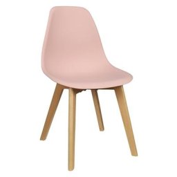 Chaise Scandinave Coque Rose Poudre Home Deco Factory