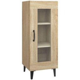 Buffet Chêne sonoma 34,5x34x90 cm Bois d'ingénierie Vidaxl Chêne sonoma