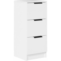 Buffet Blanc 30x30x70 cm Bois d'ingénierie Vidaxl Blanc