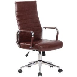 Fauteuil de bureau Kolumbus similicuir Bordeaux