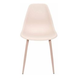 Chaise Scandinave Mila Pieds Metal Rose