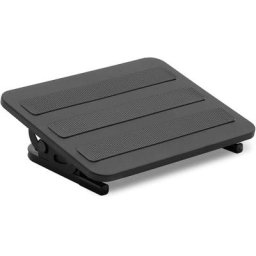 Repose pieds bureau - acier / plastique / pvc - noir - 20 kg - Noir