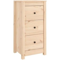 Buffet 40x35x80 cm Bois massif de pin Vidaxl Marron