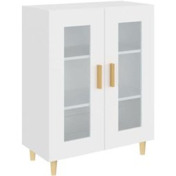 Buffet Blanc 69,5x34x90 cm Bois d'ingénierie Vidaxl Blanc