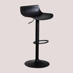 Lot de 2 tabourets hauts réglables Arjenn Sklum Noir - Noir