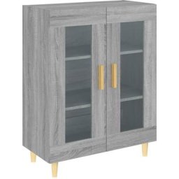 Buffet Sonoma gris 69,5x34x90 cm Bois d'ingénierie