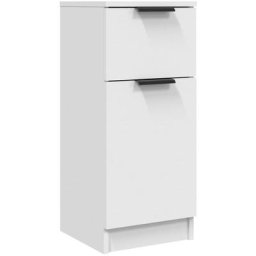 Buffet Blanc 30x30x70 cm Bois d'ingénierie Vidaxl Blanc