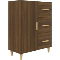 Vidaxl - Buffet Chêne marron 69,5x34x90 cm Bois d'ingénierie Chêne marron