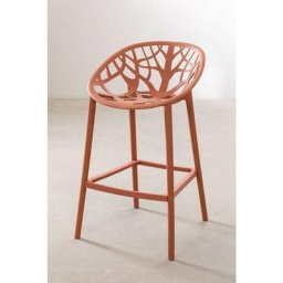 Sklum - Lot de 4 Tabourets Hauts Ores Terracota ↑65 cm - Terracota ↑65 cm