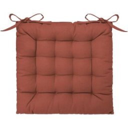 Atmosphera - Galette Chaise Terre Cuite 38 x 38 cm créateur d'intérieur - Terracotta
