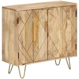 Vidaxl - Buffet 80x30x75 cm Bois de manguier solide n/a