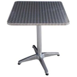 Table de bar carrée en aluminium 60x60xh70 table basse Fraschetti