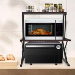 Haloyo - Meuble Rangement Cuisine Étagère Multifonction pour Micro Ondes Support pour four à