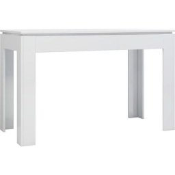 Table de salle à manger Blanc brillant 120x60x76 cm Aggloméré Vidaxl High gloss white