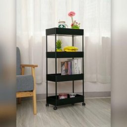 Wyctin - Hofuton Chariot Roulant Étagère à Roulettes Meuble de Rangement Mobile Multi-Fonction avec
