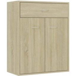 Buffet Chêne sonoma 60x30x75 cm Aggloméré Vidaxl Chêne sonoma