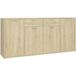 Buffet Chêne sonoma 160x36x75 cm Aggloméré Vidaxl Chêne sonoma