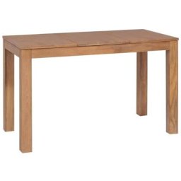 Table à manger Bois de teck et finition naturelle 120x60x76 cm Vidaxl n/a