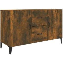 Vidaxl - Buffet Chêne fumé 100x36x60 cm Bois d'ingénierie Chêne fumé