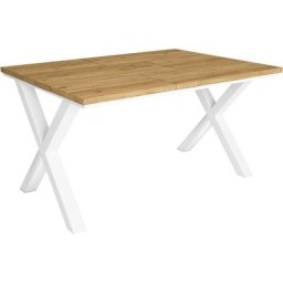 Table à manger - 6 personnes - 140 - Robuste et stable grâce à sa structure et aux pieds solides