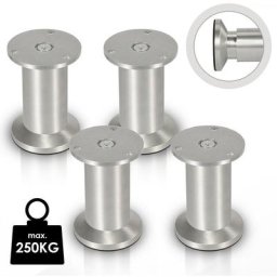 4X pieds en épingle Pieds de meuble Canapé Pied de support Pied d'armoire Réglable Armoire Pied de