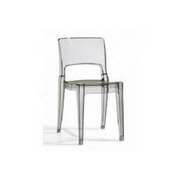 Scab Design - Chaise design - isy antishock - deco scab - Gris Transparent