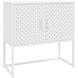 Buffet Blanc 75x35x75 cm Acier Vidaxl White