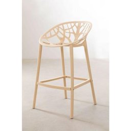 Sklum - Lot de 4 Tabourets Hauts Ores Brun Blé ↑65 cm - Brun Blé ↑65 cm