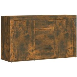 Buffet Chêne fumé 120x36x69 cm Bois d'ingénierie Vidaxl Chêne fumé