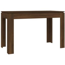 Table à manger Chêne marron 120x60x76 cm Bois d'ingénierie Vidaxl Brown oak
