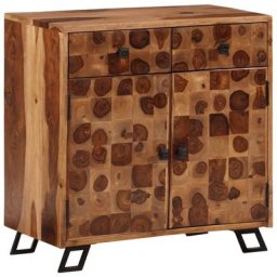 Buffet Bois massif de Sesham 65 x 35 x 65 cm Vidaxl Brun