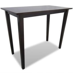 Table de bar en bois Marron Vidaxl Brown